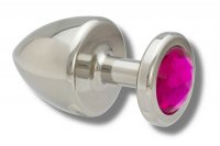 Voorbeeld: Buttplug Edelstahl 40mm pink