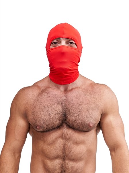 Lycra Ninja Kap rood