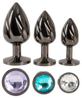 Voorbeeld: Luxe metalen buttplug set - anale training met stijl