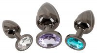 Voorbeeld: Luxe metalen buttplug set - anale training met stijl