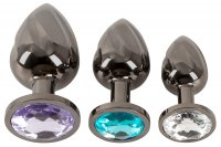 Voorbeeld: Luxe metalen buttplug set - anale training met stijl