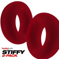 Voorbeeld: STIFFY 2-Pack Bull Cock Ringen - Cherry Ice