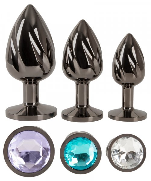 Luxe metalen buttplug set - anale training met stijl