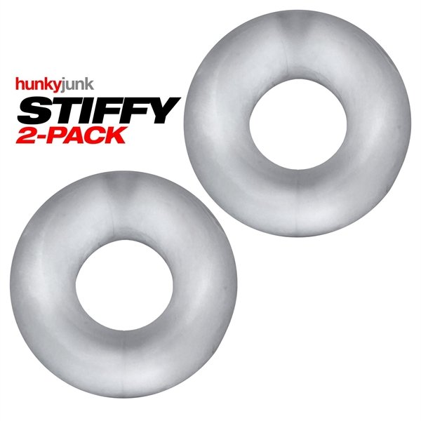 STIFFY 2-Pack Bull Cock Ringen - Clear Ice