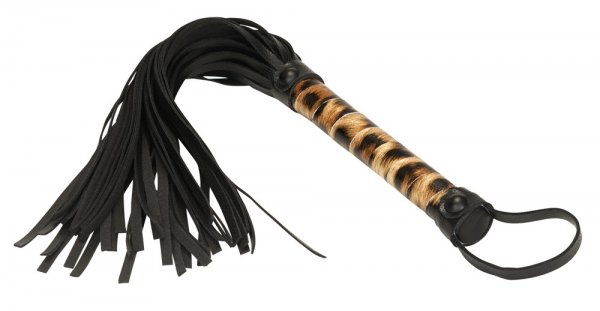 Luipaard Wild Passion - Bondageset met luipaardprint en flogger